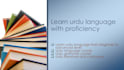 teach urdu literature and grammar