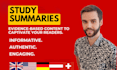summarize medical studies for your readers