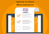 upload product in woocommerce