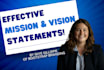 craft an effective vision and mission statement