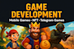 develop money making games for mobile, PC, or nft