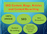 be your article rewriter and SEO content writer
