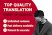 manually translate english to japanese