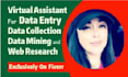 provide accurate data entry, fast web research and verified b2b lead lists