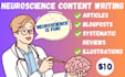 write professional neuroscience review articles and blogs