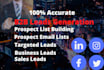 do b2b linkedin lead generation and targeted lead prospecting