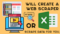 do web scraping data extracting data mining data scraping