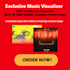 create custom music video visualizer or audio spectrum