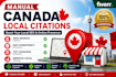create manual canada local citations to improve SEO