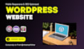design or redesign wordpress website with elementor pro