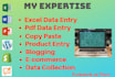 covert pdf to word, excel, copy paste, typing, data entry