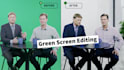 do professional green screen removal and background change