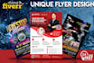 design attractive event flyers, invitation cards and posters
