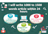 write 1000 words SEO article for you