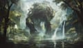 hand paint environment art