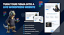 convert figma to wordpress or elementor pixel perfect responsive website