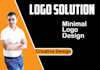 make a perfect modern minimalist logo for your company