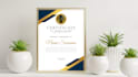 do custom certificate design, diploma, or award certificate