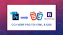 convert psd to responsive landing page using html, css, bootstrap