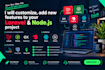 customize, add new features to your laravel, and nodejs project
