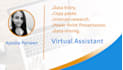 be your virtual assistant for web research  and data entry