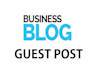 guest post on the business blog