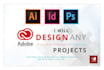 do any adobe illustrator, photoshop, indesign work