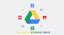 provide unlimited file storage through google drive
