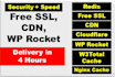 install cloudflare, lets encrypt SSL on your website and improve site speed