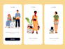 make onboarding screens with animation and output in lottie json