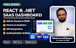 build react and dot net saas dashboard