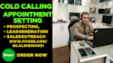 do cold calls and be virtual assistant to set appointment
