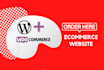 create a responsive wordpress ecommerce online store website
