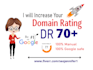 increase ahrefs domain rating ahrefs DR upto 50