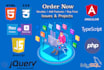 fix html, css, javascript, typescript and angular code