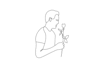 do continuous one line art illustration