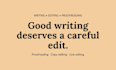 proofread and edit your blog post or essay
