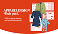create fashion tech pack and cad flat technical drawing