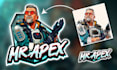 do custom and trendy gaming logo design and twitch avatar