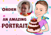 draw avatar in  cartoon vector caricature portrait
