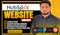 create editable hubspot cms websites, landing pages, blogs, modules, and emails