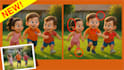 make your photo a cartoon with a spot the difference challenge