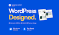 design a modern wordpress website with elementor