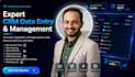 do gohighlevel CRM data entry, data cleaning, and data collection as CRM expert