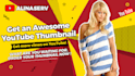 design an awesome youtube thumbnail