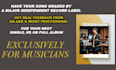 have your music graded by a major independent record label
