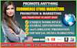 promote and market your website, shopify, ebay, etsy, amazon or any link