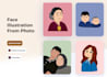 make your face from photo into cute avatar