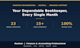 be your monthly bookkeeper and manage your payroll