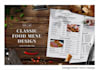 professionally design restaurant menu and food menu